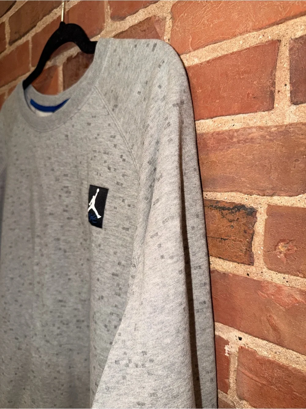 Jordan Light Heather Grey Crewneck Sweatshirt 3XL